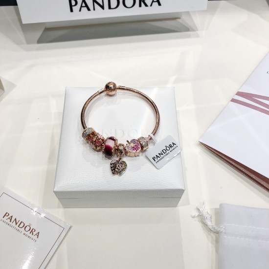 Pandora 18K Rose Gold Bangle Pink Gold 20082736