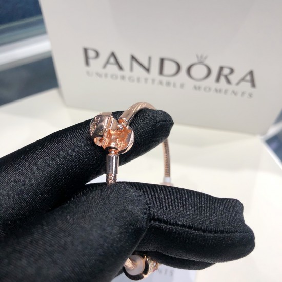 Pandora 18K Rose Gold Bangle Pink Gold 20082736