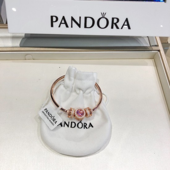 Pandora 18K Rose Gold Bangle Pink Gold 20082739