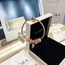 Pandora 18K Rose Gold Bangle Pink Gold 20082742