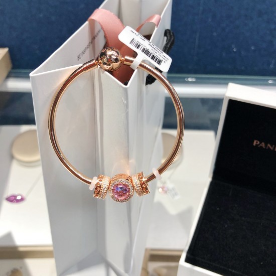 Pandora 18K Rose Gold Bangle Pink Gold 20082752