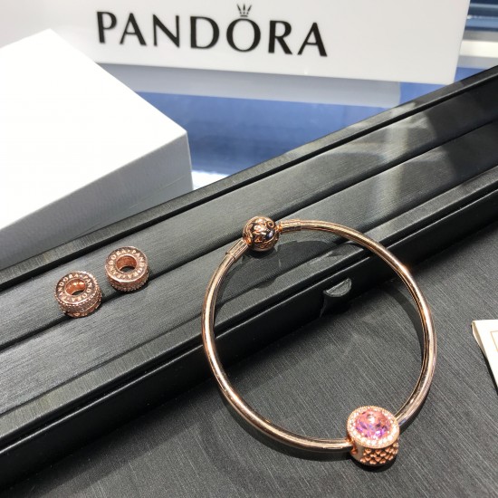 Pandora Cat Eye Bracelet Rose Gold