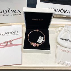 Pandora 18K Rose Gold Bangle Pink Gold 20082739