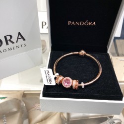 Pandora 18K Rose Gold Bangle Pink Gold 20082752