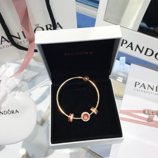 Pandora Cat Eye Bracelet Rose Gold