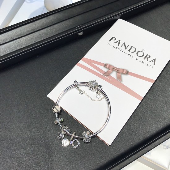 Pandora Astronaut Bangle Sterling Silver