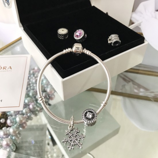 Pandora Bangle Set Sterling Silver 20082782