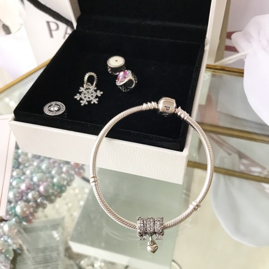 Pandora Bangle Set Sterling Silver 20082782