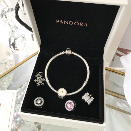 Pandora Bangle Set Sterling Silver 20082782