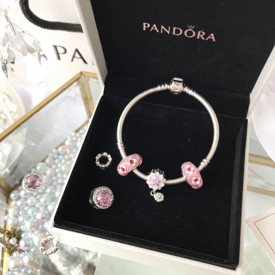 Pandora Bangle Set Sterling Silver 20082784