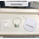 Pandora Bangle Sterling Silver Green 20082708