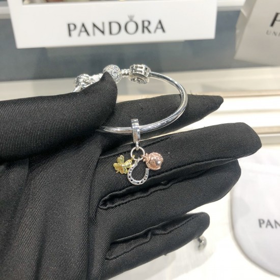 Pandora Bangle Sterling Silver Yellow 20082710