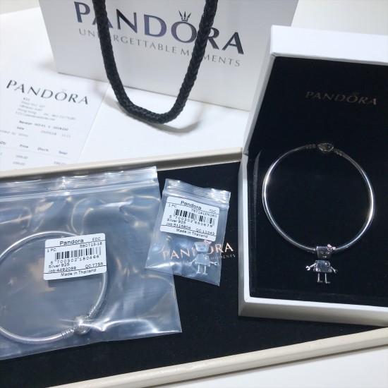 Pandora Bella Bot Charm Bangle 797141EN160 590718-13