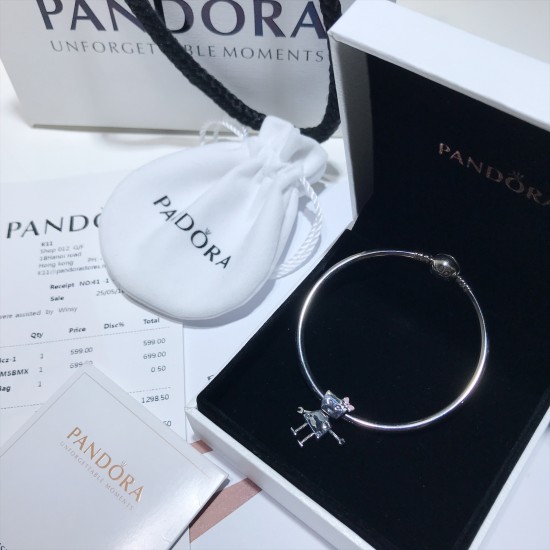 Pandora Bella Bot Charm Bangle 797141EN160 590718-13