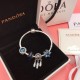 Pandora Blue Starry Sky Bangle Sterling Silver