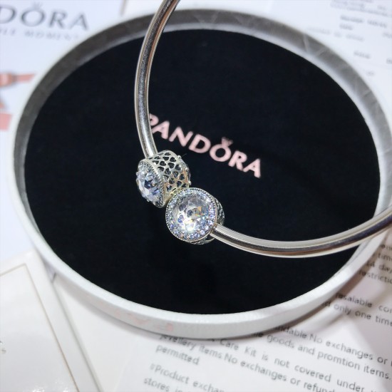 Pandora Bright Stars Bangle Sterling Silver