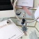 Pandora Crystal Snow Bangle Sterling Silver