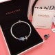 Pandora Dazzling Fireworks Bangle Sterling Silver