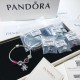 Pandora Fuchsia Fluorescent Shine Bangle Sterling Silver