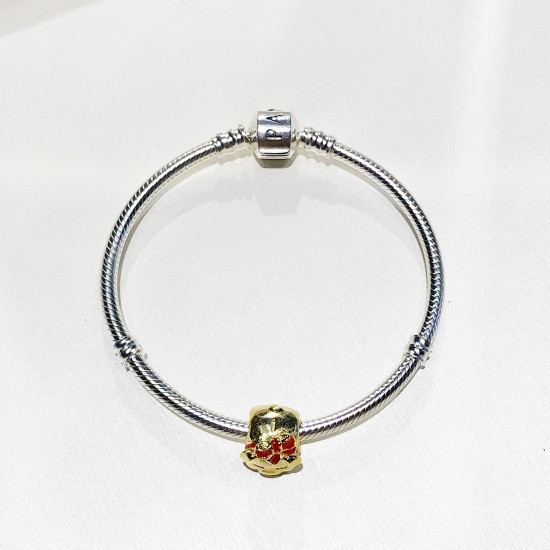 Pandora Golden Pig Bangle Sterling Silver 20082775