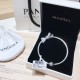 Pandora Gorgeous Bow Bangle Sterling Silver