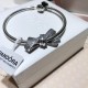 Pandora Gorgeous Bow Bangle Sterling Silver