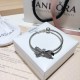 Pandora Gorgeous Bow Bangle Sterling Silver