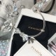 Pandora Gorgeous Bow Bangle Sterling Silver 797241CZ