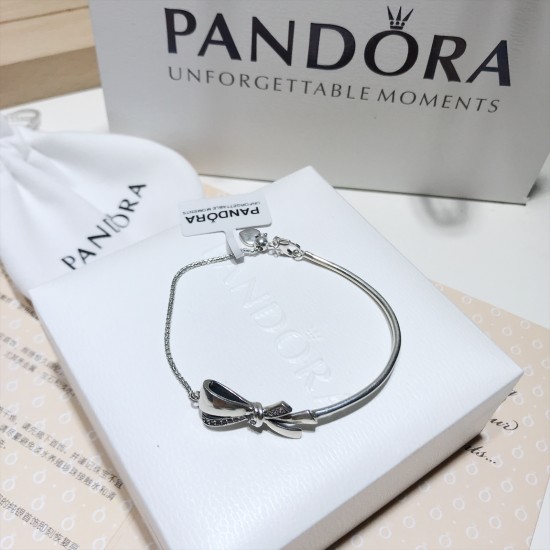 Pandora Gorgeous Bow Bracelet Sterling Silver