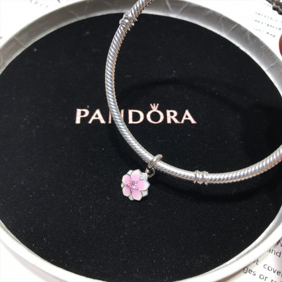 Pandora Lavender Purple Bangle Sterling Silver