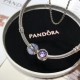 Pandora Lavender Purple Bangle Sterling Silver