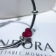 Pandora Red Love Open Bracelet Sterling Silver