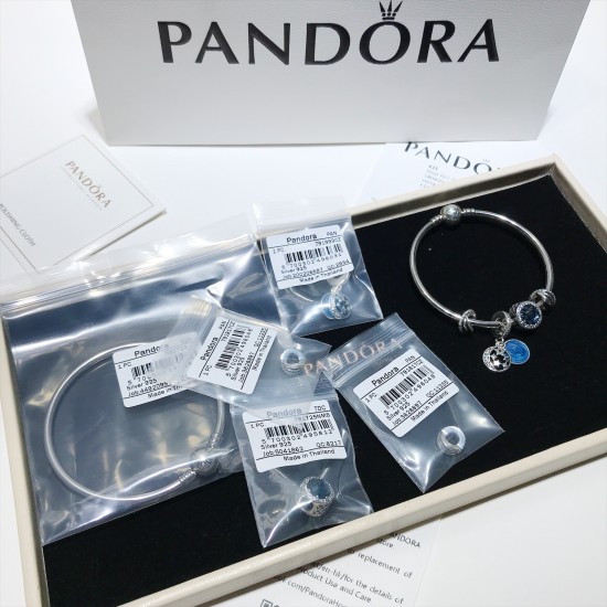 Pandora Starry Call Bangle Sterling Silver