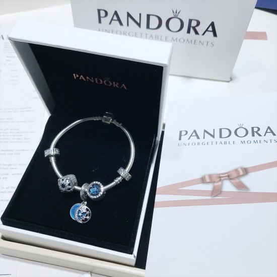 Pandora Starry Fairy Bangle Sterling Silver