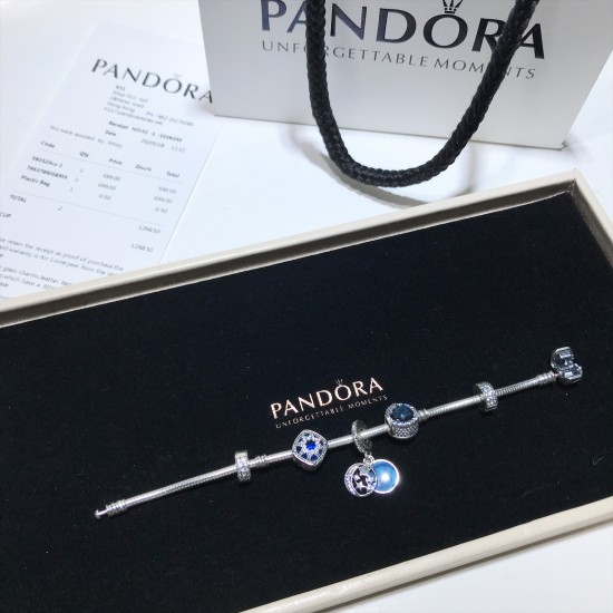 Pandora Starry Fairy Bangle Sterling Silver