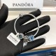 Pandora Sterling Silver Bangle Blue Silver 20082745