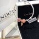 Pandora Sterling Silver Bangle Pink Gold 20082754