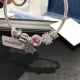 Pandora Sterling Silver Bangle Pink Silver 20082781