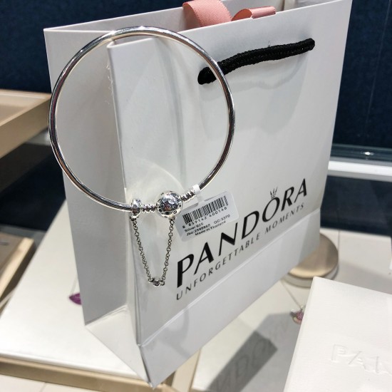 Pandora Sterling Silver Bangle Silver 20082753