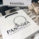 Pandora Sterling Silver Bangle Silver 20082753