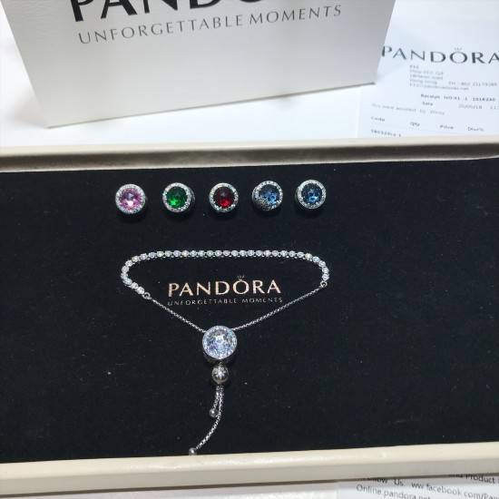 Pandora Tennis Bracelet Sterling Silver