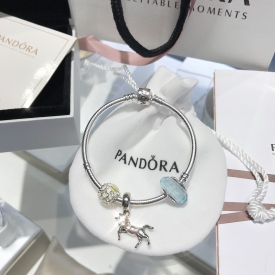 Pandora Unicorn Bangle Sterling Silver 20082779