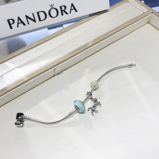 Pandora Unicorn Bangle Sterling Silver 20082779