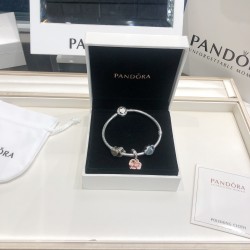 Pandora Bangle Sterling Silver Pink 20082711