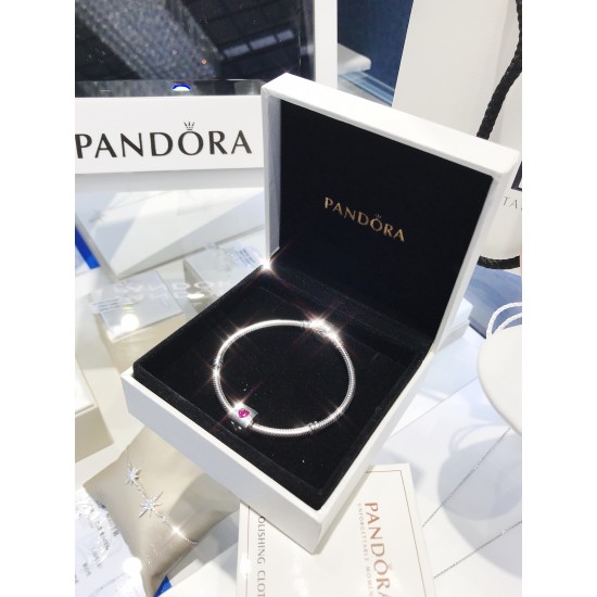 Pandora Love Bangle Sterling Silver 20082773