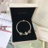 Pandora Peace Symbol Bangle Sterling Silver