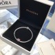 Pandora Silver Pig Bangle Sterling Silver 20082776