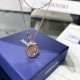 Swarovski Alea Pendant 5649784 Red Rose Gold Tone Necklace