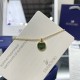 Swarovski Ginger Pendant 5642939 Green Gold Tone Necklace