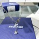 Swarovski Halldis Pendant 5140893 Silver Gold Necklace